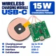 Wireless Charging Module 15W USB-C Wireless Charging Module 15W USB-C