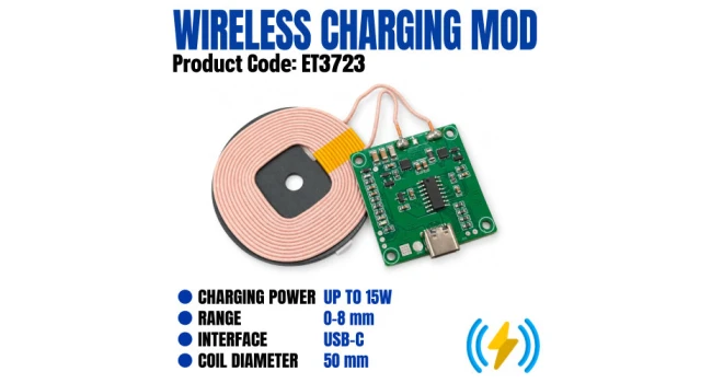 Wireless Charging Module 15W USB-C Wireless Charging Module 15W USB-C
