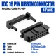 IDC 16 Pin (2x8) Female Connector (4 Pack) IDC 16 Pin (2x8) Female Connector (4 Pack)