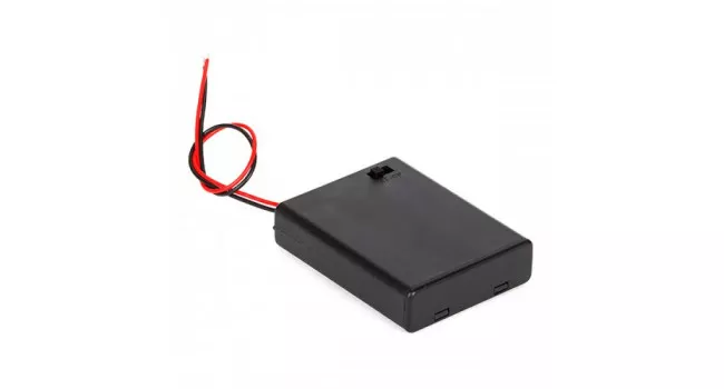 Battery Holder 4xAA with Switch Battery Holder 4xAA with Switch