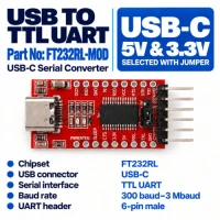 FT232RL USB-C to TTL UART Module