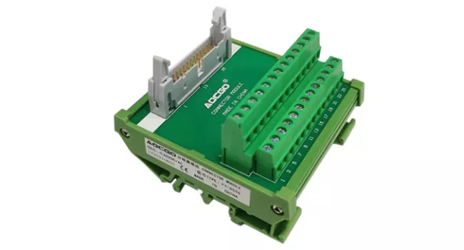 Din Rail 26 Pin IDC Connector to Screw Terminal Din Rail 26 Pin IDC Connector to Screw Terminal