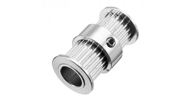Twin GT2 Pulley - Teeth 20 Bore 6.35mm Twin GT2 Pulley - Teeth 20 Bore 6.35mm