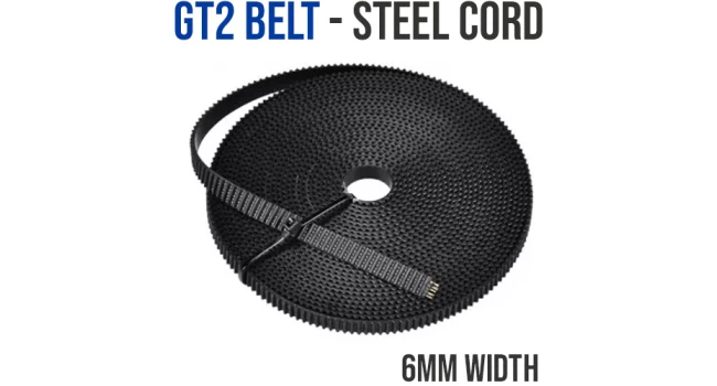 GT2 Belt Width 6mm - Steel Cord GT2 Belt Width 6mm - Steel Cord