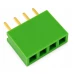 Header Female 4 Pin Pitch 2.54mm - Green (10 Pack)
