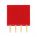 Header Female 4 Pin Pitch 2.54mm - Red (10 Pack) Header Female 4 Pin Pitch 2.54mm - Red (10 Pack)