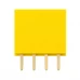 Header Female 4 Pin Pitch 2.54mm - Yellow (10 Pack) Header Female 4 Pin Pitch 2.54mm - Yellow (10 Pack)