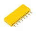 Header Female 8 Pin Pitch 2.54mm - Yellow (10 Pack) Header Female 8 Pin Pitch 2.54mm - Yellow (10 Pack)