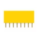 Header Female 8 Pin Pitch 2.54mm - Yellow (10 Pack) Header Female 8 Pin Pitch 2.54mm - Yellow (10 Pack)
