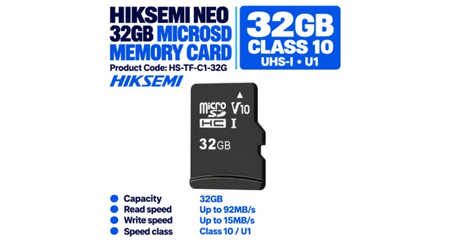 Hiksemi Neo 32GB Class 10 Micro SDHC