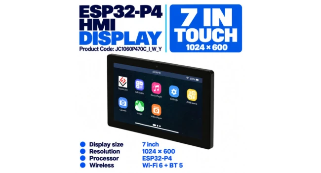 Guition ESP32P4 with IPS 7 inch Capacitive Touch Screen Guition ESP32P4 with IPS 7 inch Capacitive Touch Screen