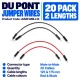 Du Pont Male-to-Male Jumper Wire Kit (20 Pack)