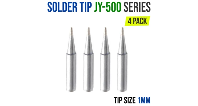 JY500 Series Solder TIP 1.0 mm (4 Pack) JY500 Series Solder TIP 1.0 mm (4 Pack)