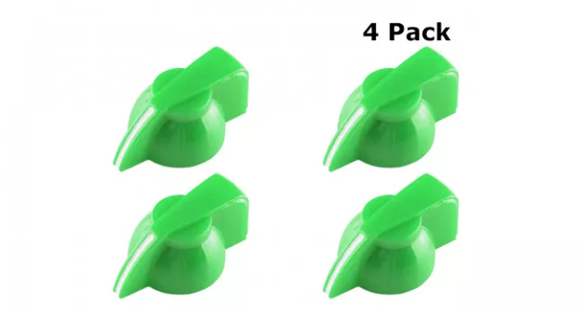 Green Chicken Head Knob - 14x20mm (4 Pack)