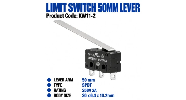 Switch Snap Action with 50mm Lever Switch Snap Action with 50mm Lever