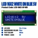 LCD 16x2 Display White on Blue 5V LCD 16x2 Display White on Blue 5V