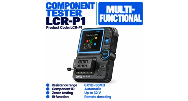FNIRSI Multifunction LCR Transistor Capacitor Tester FNIRSI Multifunction LCR Transistor Capacitor Tester