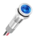 Panel Mount Lamp Indicator LED 6mm 5V - Blue