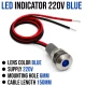 LED Lamp Indicator 220V - Blue LED Lamp Indicator 220V - Blue