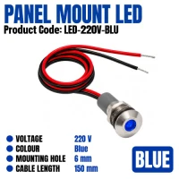 LED Lamp Indicator 220V - Blue