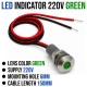 LED Lamp Indicator 220V - Green LED Lamp Indicator 220V - Green