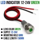 LED Lamp Indicator 12-24V - Green LED Lamp Indicator 12-24V - Green