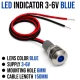 LED Lamp Indicator 3-6V - Blue LED Lamp Indicator 3-6V - Blue