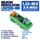 LM2596 Voltage Regulator VIN 4-35V VOUT 1.2-30V 3A -DIN Rail LM2596 Voltage Regulator VIN 4-35V VOUT 1.2-30V 3A -DIN Rail