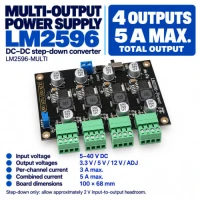 LM2596 Multi Output Power Supply LM2596 Multi Output Power Supply