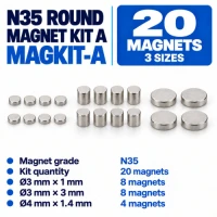 N35 Round Magnet Kit (20 Magnets) N35 Round Magnet Kit (20 Magnets)