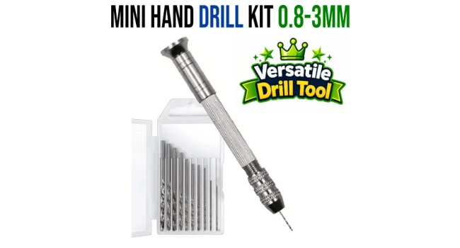 Mini Drill Kit 0.8-3mm + Hand Tool Mini Drill Kit 0.8-3mm + Hand Tool