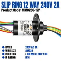 Slip Ring 12 Way 240V 2A