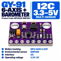 GY-91 Multi Sensor Board (MPU-6500 + BMP280) GY-91 Multi Sensor Board (MPU-6500 + BMP280)