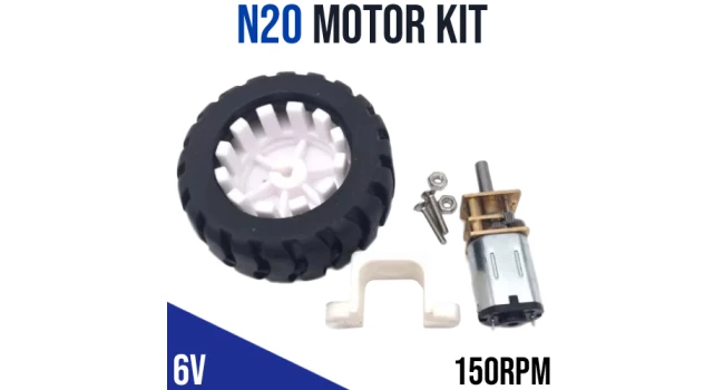 N20 Motor Kit, include Wheel Kit and Motor Mount N20 Motor Kit, include Wheel Kit and Motor Mount