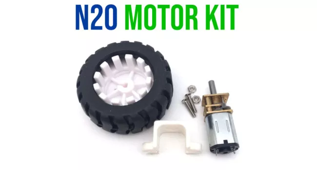 N20 Motor Kit, include Wheel Kit and Motor Mount