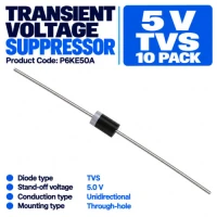 Transient Voltage Suppression Diode 5V (10 Pack) Transient Voltage Suppression Diode 5V (10 Pack)