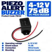 Piezo Buzzer 4-12V DC 75DB