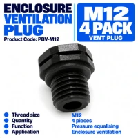 Ventilation Plug M12 (4 Pack) Ventilation Plug M12 (4 Pack)