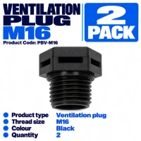 Ventilation Plug M16 (2 Pack) Ventilation Plug M16 (2 Pack)
