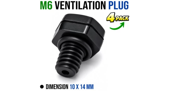 Ventilation Plug M6 (4 Pack) Ventilation Plug M6 (4 Pack)