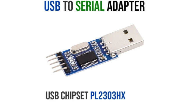 USB to Serial – PL2303HX Chipset, 5-Pin USB to Serial – PL2303HX Chipset, 5-Pin