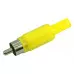 RCA Male Connectors (Red, Black, Yellow)