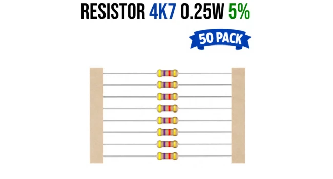 Resistor 4K7 (50 Pack) Resistor 4K7 (50 Pack)