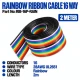 Rainbow Ribbon Cable, 16 Way - 2m Rainbow Ribbon Cable, 16 Way - 2m