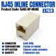 RJ45 8P8C Inline Connector (4 Pack) RJ45 8P8C Inline Connector (4 Pack)
