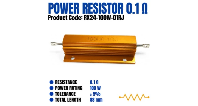 0.1 Ohm 100W Power Resistor 0.1 Ohm 100W Power Resistor