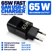 65W GaN Fast USB-C Charger / Power Adapter 65W GaN Fast USB-C Charger / Power Adapter