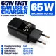 65W GaN Fast USB-C Charger / Power Adapter 65W GaN Fast USB-C Charger / Power Adapter