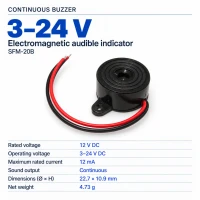 Buzzer Continuous 3-24V Buzzer Continuous 3-24V
