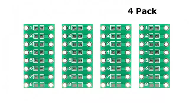 SMD 0805 to DIP PCB (4 Pack) SMD 0805 to DIP PCB (4 Pack)